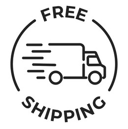 Delivery truck icon for free shipping
